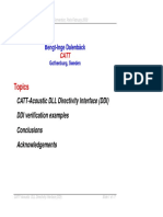 Topics: CATT-Acoustic DLL Directivity Interface (DDI) DDI Verification Examples Conclusions Acknowledgements