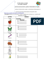 Inglés - 1º Nivel Medio - Abecedario en Inglés