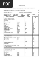Formatos de Informes de Mantenimiento
