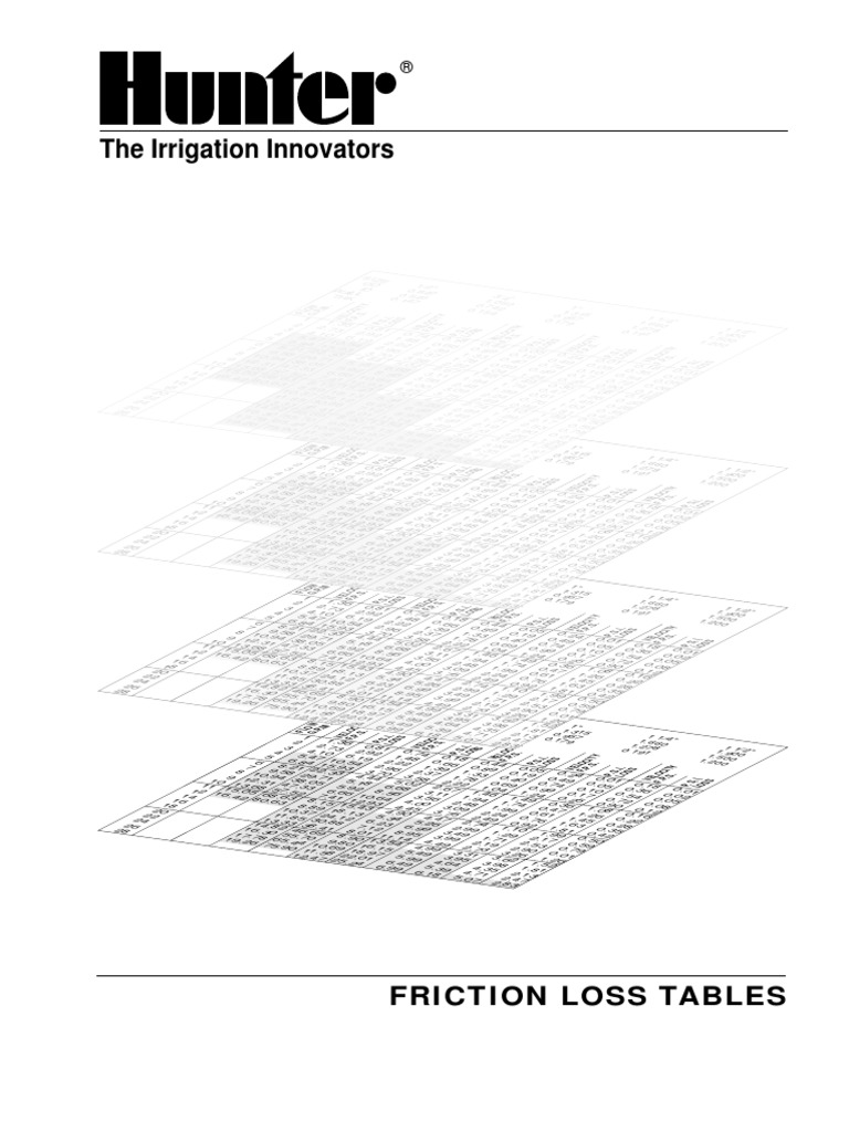 Tech Friction Loss Charts PDF | PDF