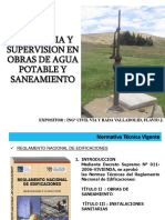 Taller - Residencia y Supervision de Proyectos de Agua Potable y Saneamiento Ciacep (15.02.20) PDF