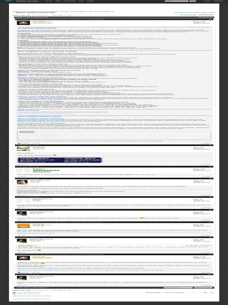 Installing Custom Texture Packs in Dolphin | PDF | Internet Forum ...