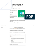 This SEO Checklist 48.7% More Organic Traffic (Case Study) PDF