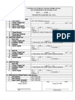 Contoh Formulir Pendaftaran Siswa Baru PPDB 2019-2020