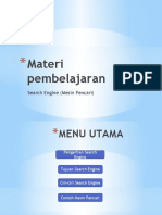 Materi Pembelajaran KERJA KELOMPOK SEARCH ENGINE