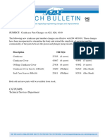 Tech Bulletin: SUBJECT: Crankcase Part Changes On 623, 820, 1010