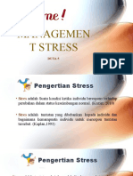 Managemen T Stress: Duta 5