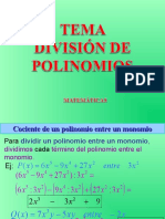 Division de Polinomios