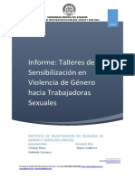 Talleres de Sensibilización en Violencia de Género para Trabajadoras Sexuales