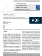 (Karanth & Defries, 2010) Conservation and Management of Human - Dominated Landscapes Case Studies From India