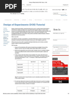 Design of Experiments (DOE) Tutorial - ASQ