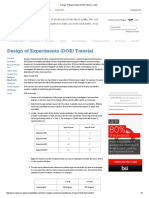 Design of Experiments (DOE) Tutorial - ASQ