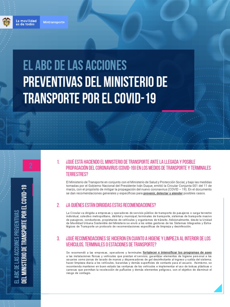 El Abc de Las Acciones Preventivas - Mintransporte PDF | PDF ...