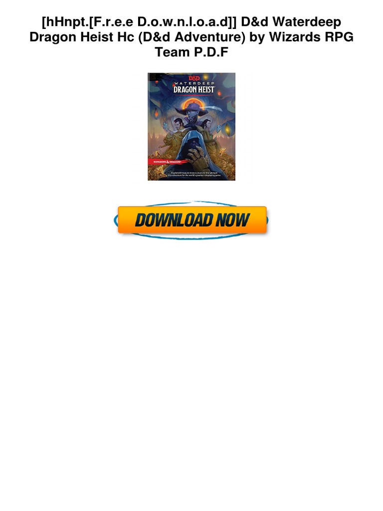 Waterdeep Dragon Heist PDF Download | PDF | Dungeons & Dragons