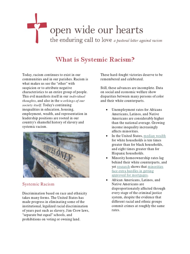Racism and Systemic Racism | PDF | Racism | Discrimination & Race Relations