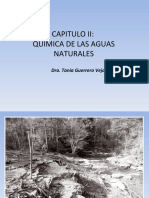 CAPITULO II QUIMICA DE LAS AGUAS 1