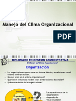 El Manejo Del Clima Organizacional