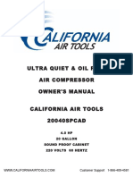 Ultra Quiet Oil-Free Air Compressor Manual