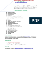 International Journal of Biomedical Engineering and Science (IJBES)