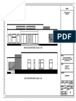 Right Elevation View, Scale 1:100: All Dimension Are in Milimeter