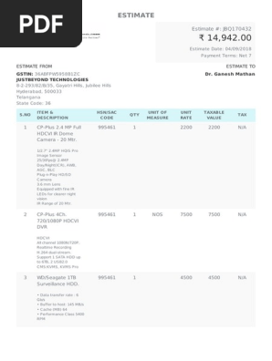 estimate