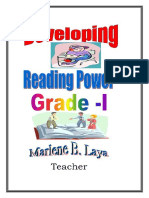 Developing Reading Power Grade 1 PDF