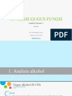 ANALISIS GUGUS FUNGSI - 1 Alkohol - Thia