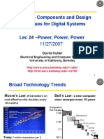 EECS 150 - Components and Design Techniques For Digital Systems Lec 24 - Power, Power, Power