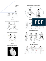 60-40 Weight Distribution: Stance Zenkutsu Dachi (Forward Stance) Gedan Barai Uke (Downward Block)