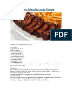 Costillitas Con Salsa Barbacoa Casera PDF
