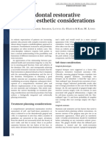 The Periodontal Restorative Interface: Esthetic Considerations