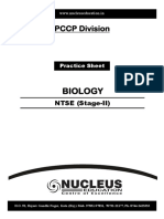 Biology NTSE Stage 2 PDF