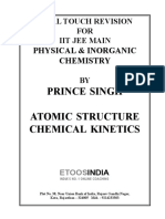 Prince Singh Atomic Structure Chemical Kinetics: Physical & Inorganic Chemistry