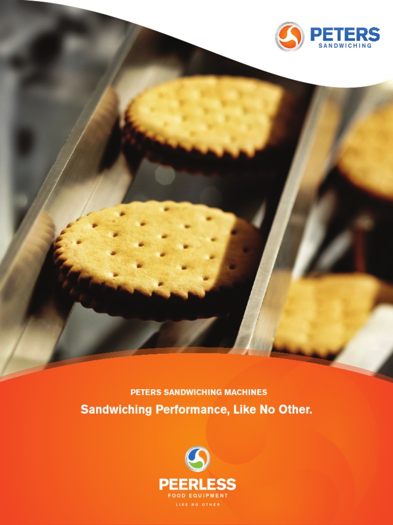 Peters High-Performance Sandwiching Machines | PDF | Biscuit | Pump