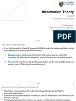 Information Theory: KIE 2008 Communication Systems