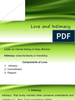 Love and Intimacy