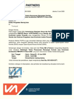 B.05 Proposal Dan Undangan Bimtek Penyusunan Rancangan Kontrak Berdasarkan Permen PUPR 14 Tahun 2020 (22-23 Juni) Asrul