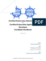 CKA CKAD Candidate Handbook v1.10