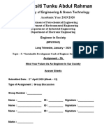 UTAR Engineering Departments Academic Year 2019/2020