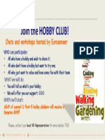 Join The HOBBY CLUB!: Chats and Workshops Hosted by Euroanswer