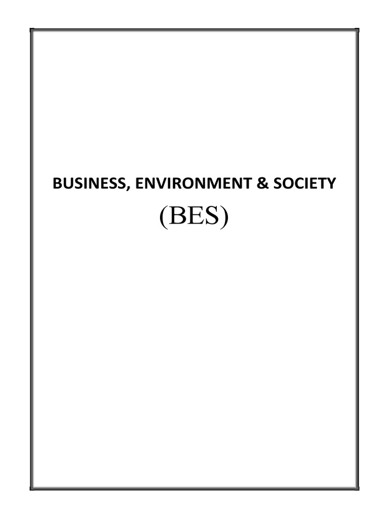 Business Environment Notes | PDF | Globalization | Competition