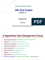 Public Key Crypto: (Chapter 4)