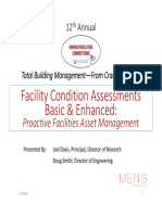 Facility Condition Assessments Basic & Enhanced:: Proactive Facilities Asset Management