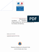 Modalites D'intervention Des Services de Secours Sur Les Reseaux de Tramway 2013 PDF