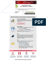 Congratulations registration complete Gulfood event