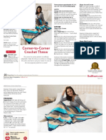 Corner To Corner Crochet Throw PDF