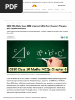 Triangles Lesson Very Very Important 10 Maths Exam 2020