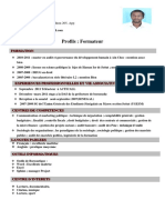 CV BARO Formateur PDF