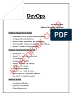 Devops Syllabus