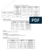 Devrivees Usuelles